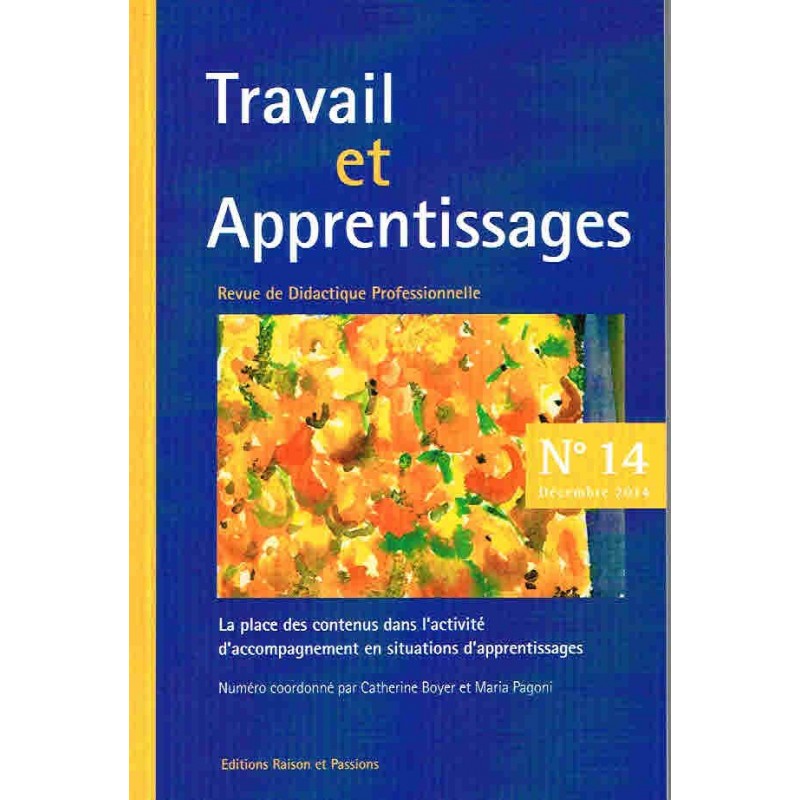 Travail et Apprentissages N° 14 Travail et Apprentissages N° 14