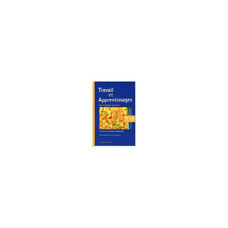 Travail et apprentissages N° 13 Travail et apprentissages N° 13